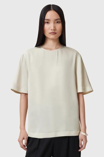 Blúzka AllSaints AMELIE dámska, biela farba, jednofarebná, W032PC