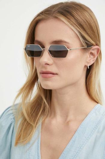 Slnečné okuliare Ray-Ban strieborná farba
