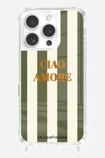 Puzdro na mobil LaCoqueFrançaise iPhone 16 Plus zelená farba