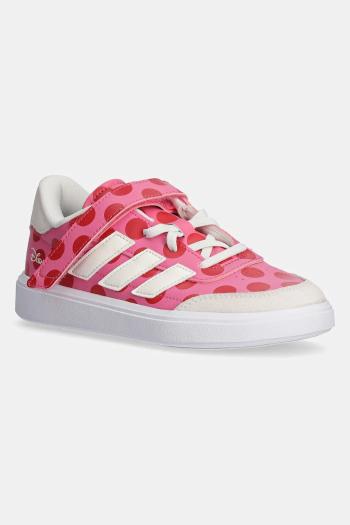 Detské tenisky adidas COURTBLOCK MINNIE ružová farba, IH6286