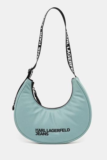 Kabelka Karl Lagerfeld Jeans tyrkysová farba, A1W30231