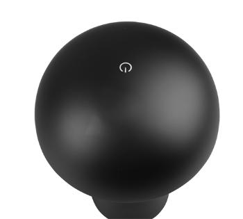 LED stolová lampa Reality Lennon čierna R52176102