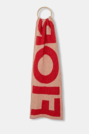 Šál s prímesou vlny Fiorucci Alpaca Scarf ružová farba, U01FPASC213KN10RD01