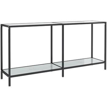 SHUMEE 2 biely 160 × 35 × 75,5 cm tvrdené sklo (331700)