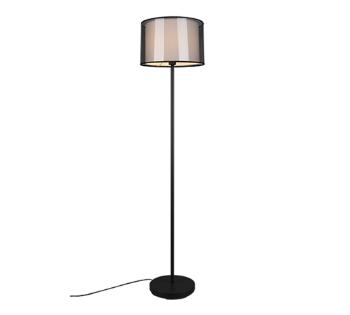 Stojaca lampa Trio Burton čierna 411400132