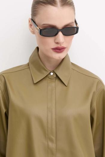 Slnečné okuliare Gucci dámske, čierna farba, GG1661S