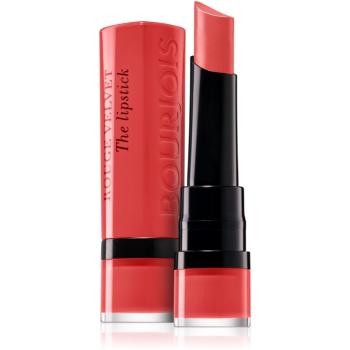 Bourjois Rouge Velvet The Lipstick matný rúž odtieň 08 Rubi’s Cute 2,4 g