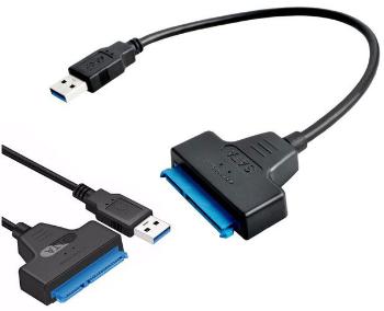 Külső HDD adapter, USB 3.0 - SATA csatlakozó, 2,5&quot; HDD