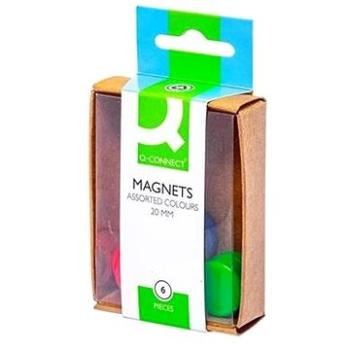 Q-CONNECT 20 mm, mix farieb, sada 6 ks (510.5311)