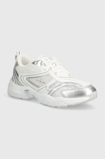 Tenisky Calvin Klein Jeans RETRO TENNIS LOW LACE MH ML MTL biela farba, YW0YW01463