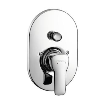 Sprchová a vaňová batéria Hansgrohe HG248 vrátane podomietkového telesa chróm SIKOBHGMS215