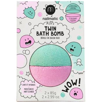 Nailmatic Kids bomba do kúpeľa Pink + Lagoon 2x85 g