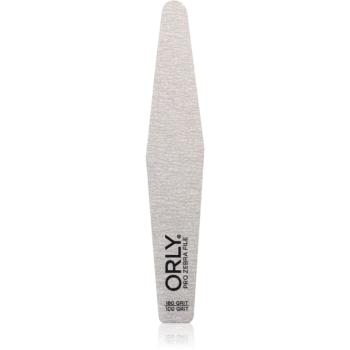 Orly Pro Zebra pilă de unghii clasică cu două straturi aspre 100/180 1 buc