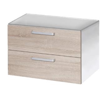 Kúpeľňová skrinka pod umývadlo Naturel Vario Dekor 69x45 cm dub bardolino VARIODESK75ZBIDB