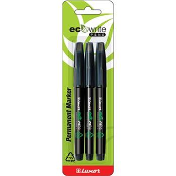 LUXOR 101/3BC ECO permanentné popisovače, čierne (101/3BC ECO PERMANENT MARKER 1)