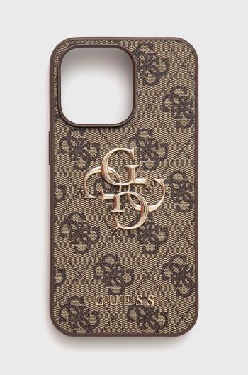 Puzdro na mobil Guess Iphone 13 Pro / 13 6,1 hnedá farba