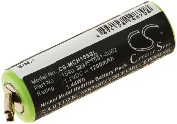 Helyettesítő akku Moser típus 1591-0062