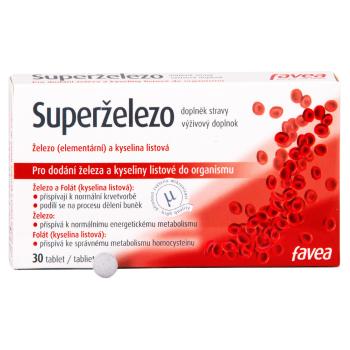 FAVEA Superželezo 30 tabliet