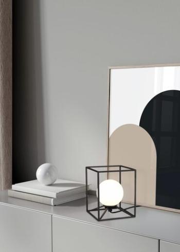 Stolová lampa Reality Gabbia čierna R50401032