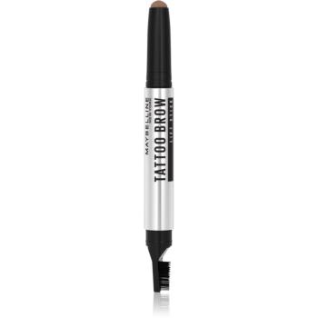 MAYBELLINE NEW YORK Tattoo Brow Lift Stick automatická ceruzka na obočie so štetčekom odtieň 02 Soft Brown 1 g