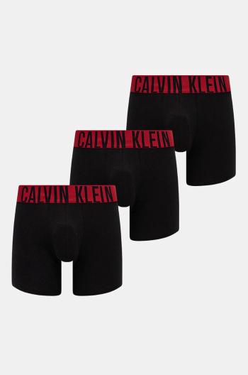 Boxerky Calvin Klein Underwear 3-pak pánske, čierna farba, 000NB3609A