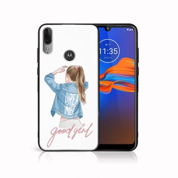 MY ART Silikónový obal Motorola Moto E6 Plus GOOD GIRL (130)