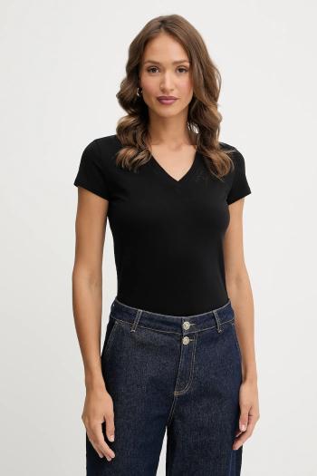 Tričko Armani Exchange dámske, čierna farba, XW001355 AF16294
