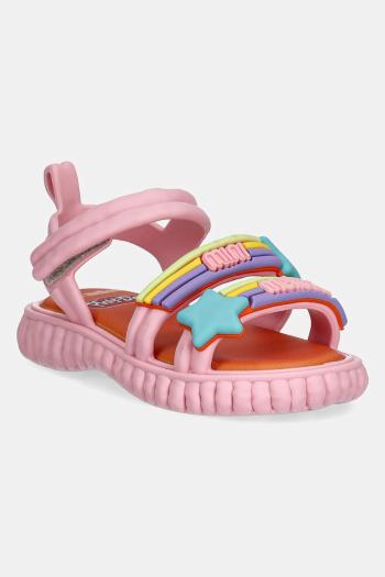Detské sandále Melissa CREATE + PLAY DOH ružová farba, M.35989