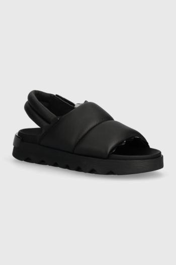 Kožené sandále Sorel VIIBE SLINGBACK dámske, čierna farba, 2069941010