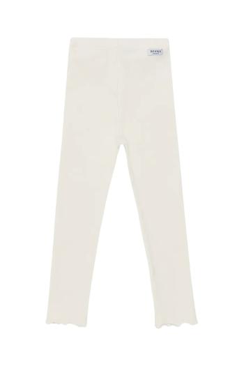 Detské legíny Donsje Joline Leggings béžová farba, jednofarebné, 4080000