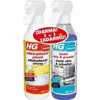 HG Odstraňovač plesne + skla a zrkadla 2× 500 ml (8711577227449)