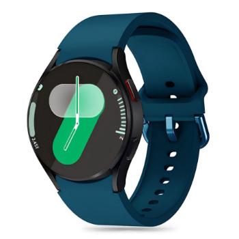 Tech-Protect Silicone remienok na Samsung Galaxy Watch 4 / 5 / 5 Pro / 6 / 7 / FE, montego blue