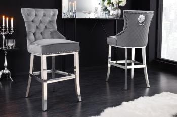 Chesterfield barová stolička FRIXON Dekorhome