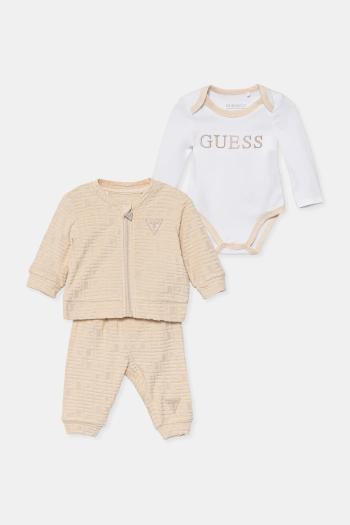 Sada pre bábätká Guess 3-pak béžová farba, H5YW10 KBU64