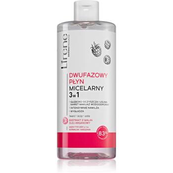 Lirene Cleansing Care Raspberry dvojfázová micelárna voda 3v1 400 ml