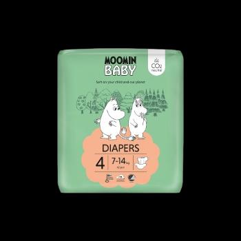 MOOMIN BABY 4 Maxi 7–14 kg, eko plienky, 42 ks