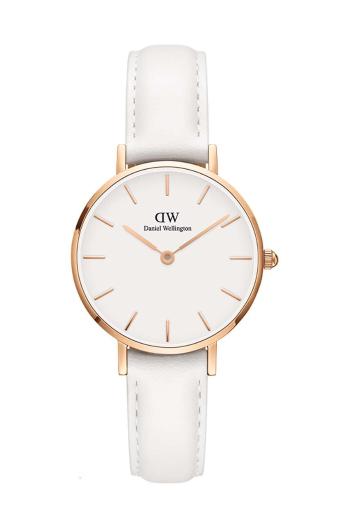 Hodinky Daniel Wellington Petite 28 Bondi dámske, biela farba