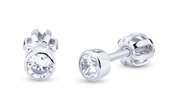 Cutie Diamonds Náušnice z bieleho zlata s diamantmi DZ3034-30-00-X-2