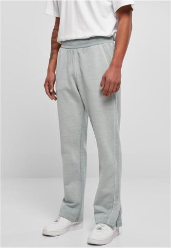 Urban Classics Heavy Terry Garment Dye Slit Sweatpants summerblue - M