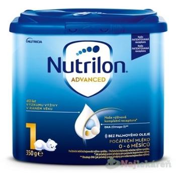 Nutrilon Advanced 1, počiatočná dojčenecká mliečna výživa (0-6 m), 350g