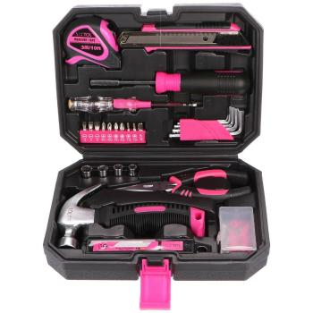 Set scule Sixtol Home Pink, 66 buc.