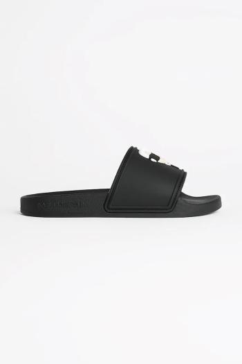 Šľapky Karl Lagerfeld KONDO 2.0 dámske, čierna farba, KL80905A