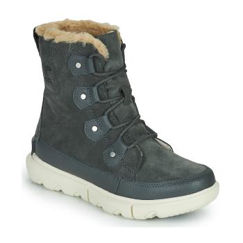 Sorel  SOREL EXPLORER II JOAN FAUX FUR  Polokozačky Šedá