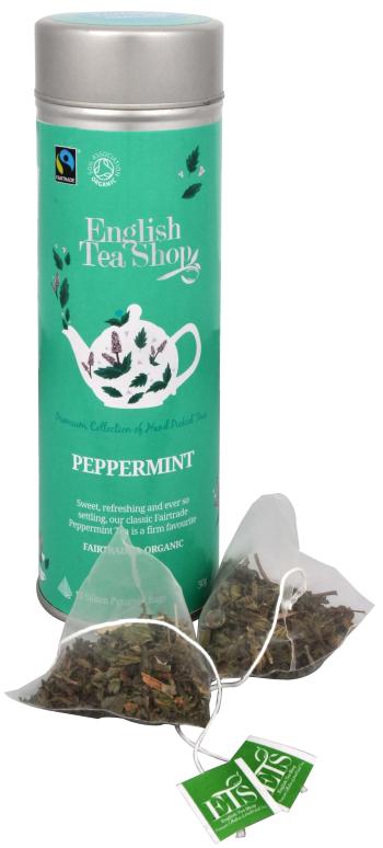 English Tea Shop Čistá mäta BIO 15 pyramidek v plechovke