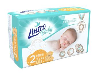 Linteo Baby PREMIUM 2 Mini 3-6 kg dětské plenky 34 ks