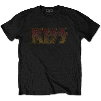 Kiss tričko Vintage Classic Logo  one_size