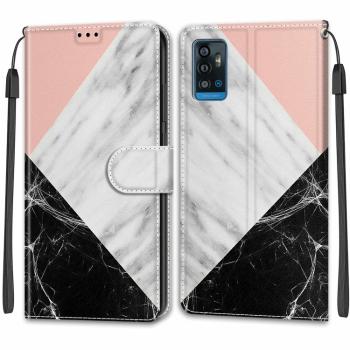 ART Peňaženkový kryt pre ZTE Blade A71 2020 PINK MARBLE