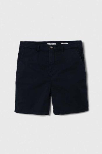 Detské krátke nohavice Pepe Jeans THEODORE SHORT tmavomodrá farba, nastaviteľný pás