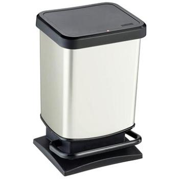 Rotho Odpadkový kôš PASO 20 l – krémovo biely (1754011007)