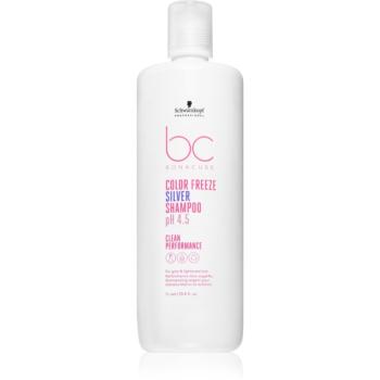 Schwarzkopf Professional BC Bonacure Color Freeze Silver strieborný šampón pre blond a melírované vlasy 1000 ml